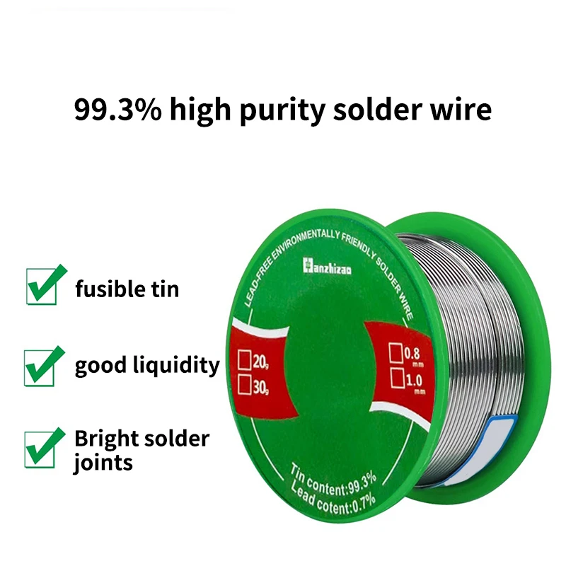 99.3% High-Purity Solder Wire 20g/30g Specification Selection, Suitable for Metal Repair/Electrical Appliances