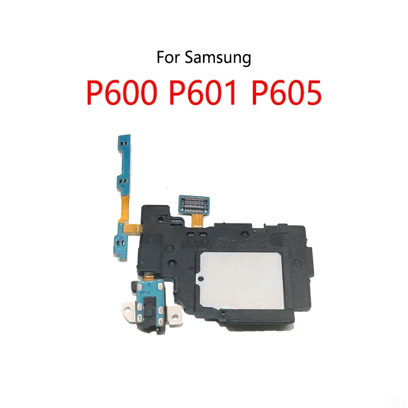 Headphone audio Jack Ringer buzzer loud speaker power switch button volume button on/off flex cable for Samsung P601 p605 P600