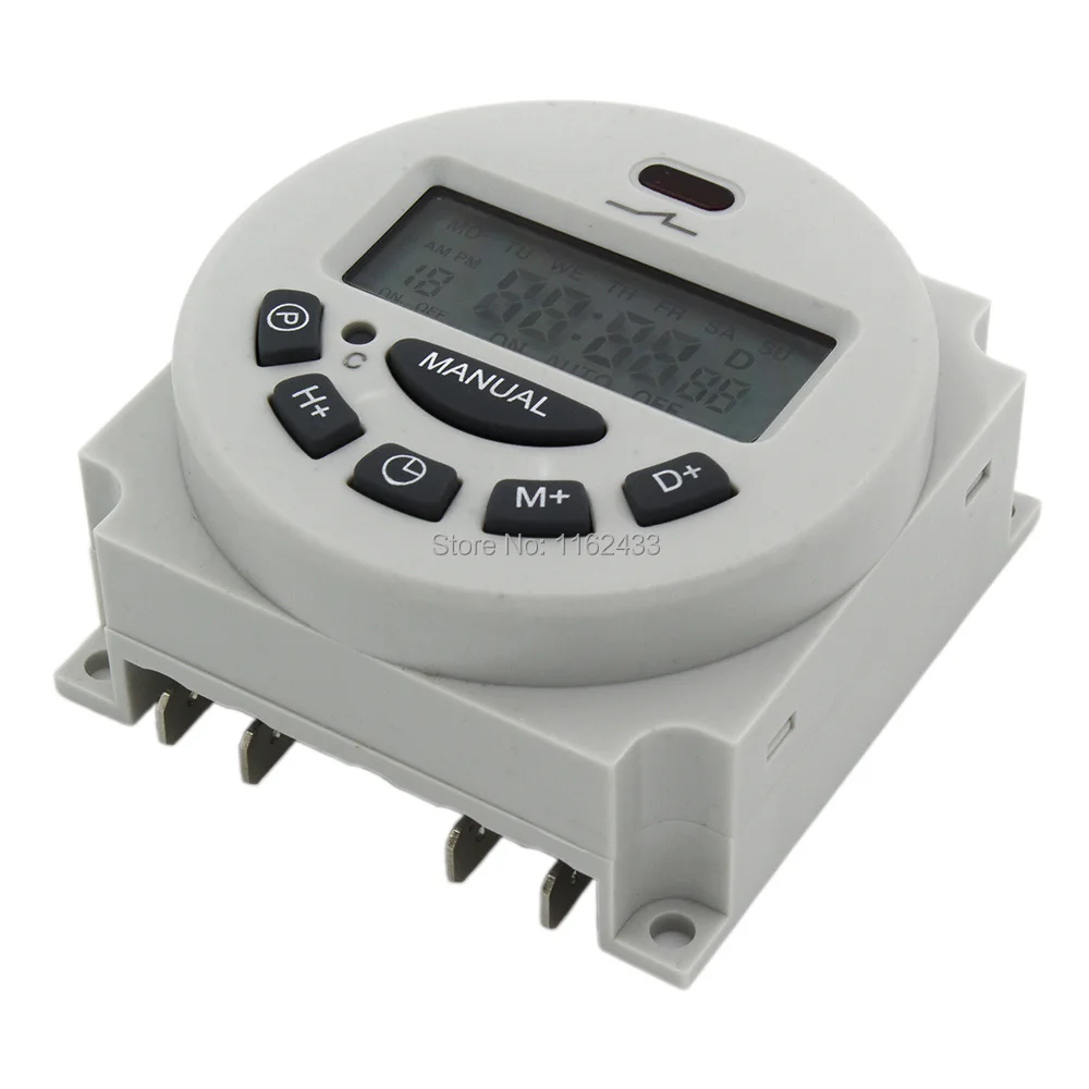 L701 CN101A 16A digital time switch weekly programmable electronic timer AC 220V 110V AC/DC 24V 12V