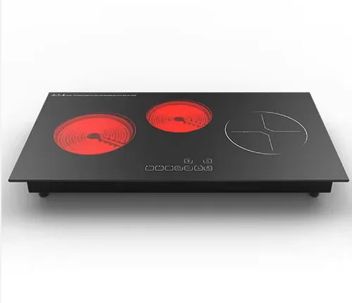 Three-head induction cooker, embedded electric ceramic cooker, household combination electromagnetic cooker