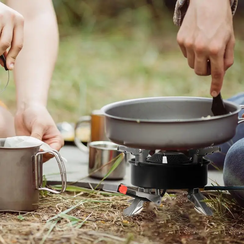 Portable Cooking Stove Versatile Camping Cook Stove Outdoor Camping Stove Compact Windproof Camping Stove Outdoor Windproof