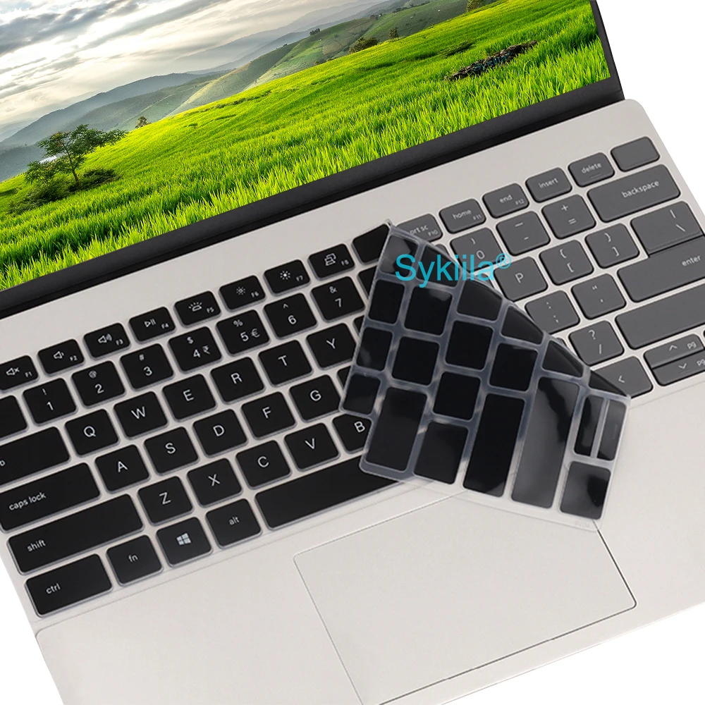 Keyboard Cover for Dell Inspiron 14 Plus 5000 7000 5410 5414 5418 5420 5425 7415 7420 7425 Silicone Protector Skin Case 2 in 1