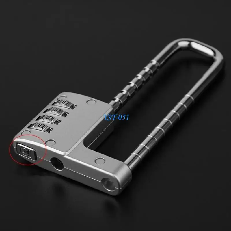 

E15A Adjustable Combination Lock with Long Shackles for School Gyms Lockers Fence