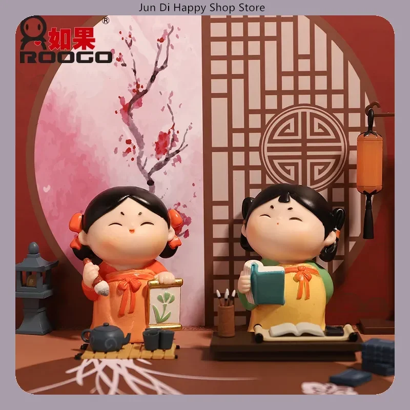 唐王朝宮殿の少女「唐暁元」トレンディトイフィギュアブラインドボックス中国風宮廷淑女デスクトップディスプレイオーナメント