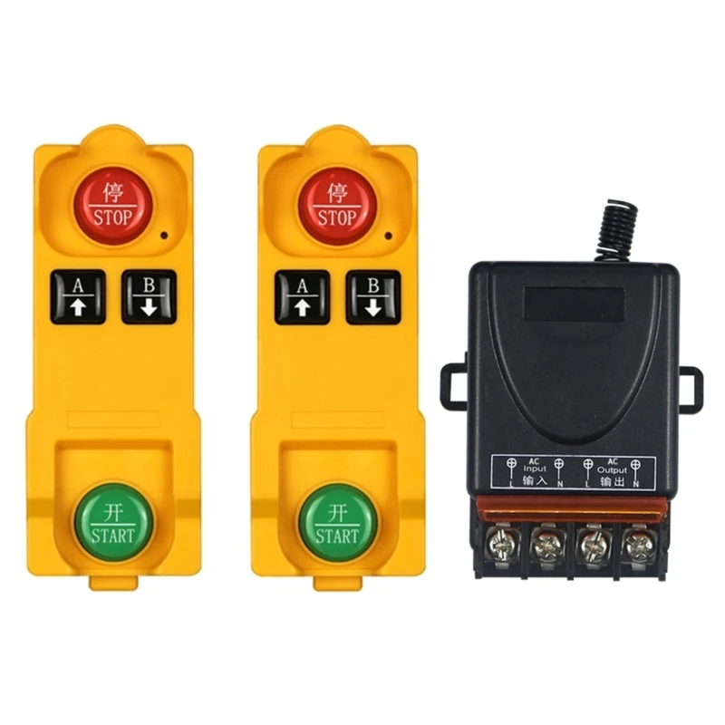 AC85~250V Single Channel Remote Control Set 315/433MHz Transmitter with Receiver for Light Control and Home Appliances