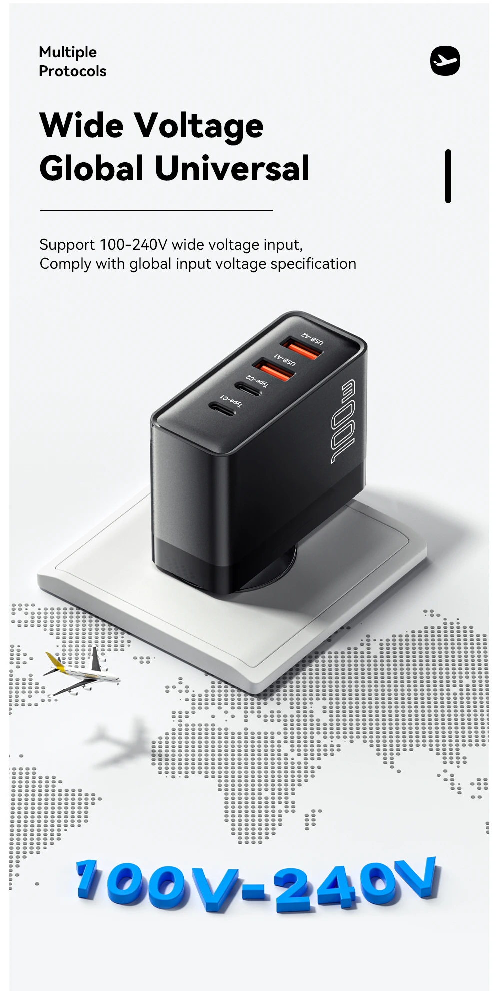 Essager 100W USB Type C Charger 65W PD3.0 Fast Charger with Quick Charge 4.0 3.0 USB Phone Charger For MacBook Laptop Smartphone