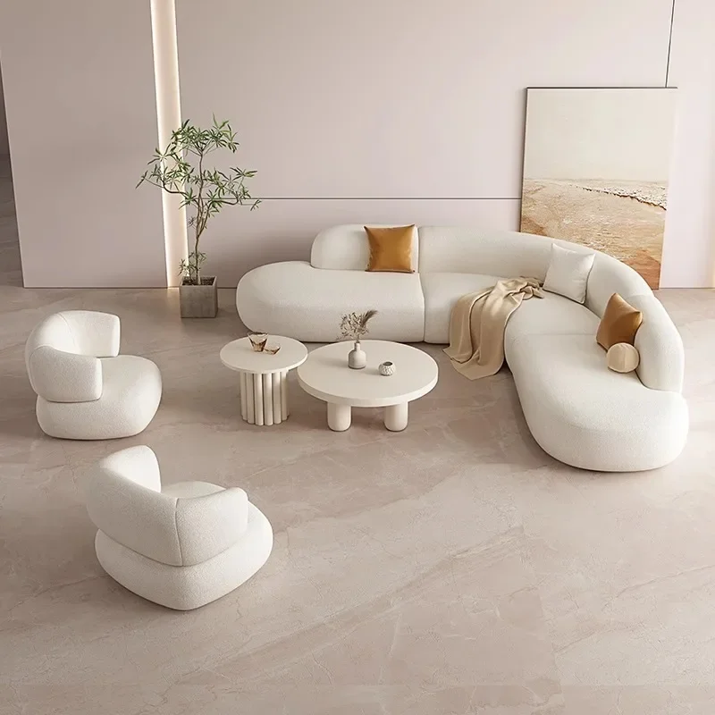 # Designer Cheap Living Room Sofas Outdoor Couch Canape Armchair Living Room Sofas Lounge Curved Luxury Muebles Salon Furniture
