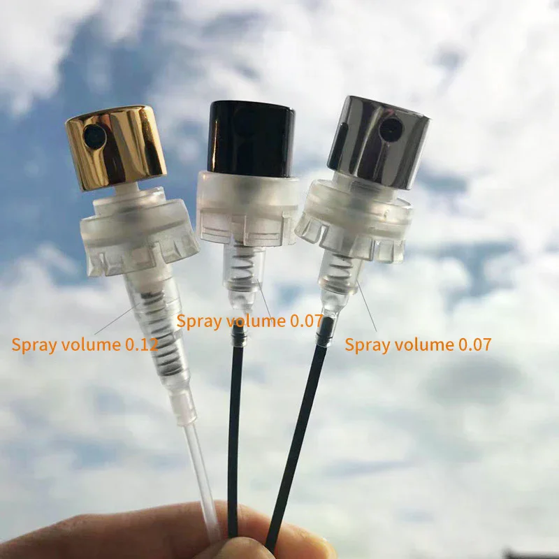 Tappo di bottiglia da 15mm 20mm Spruzzatore a nebbia fine Spruzzatore di bottiglia utilizzato per ugello corrispondente per bottiglia di profumo in alluminio tipo baionetta da 15mm