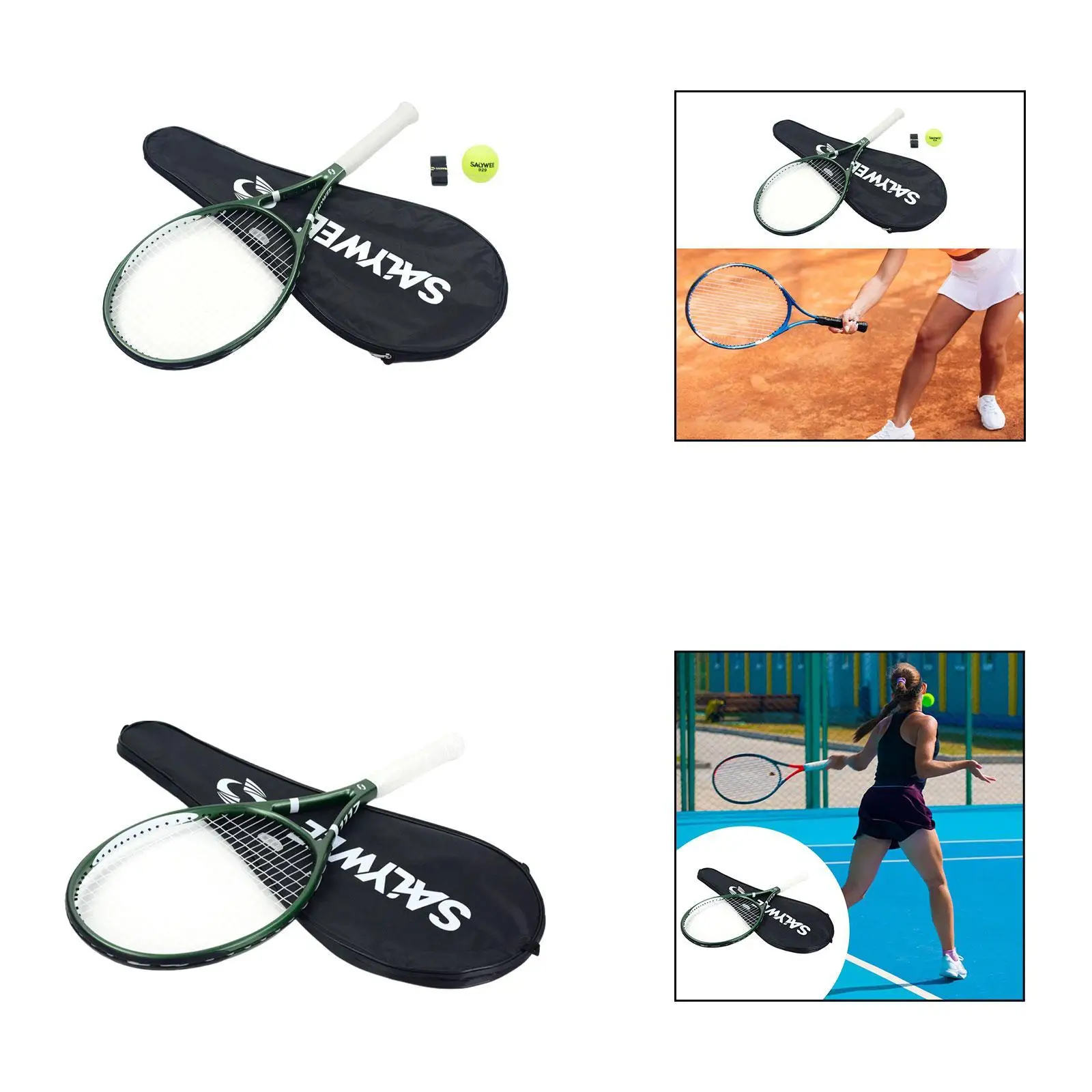 

Tennis Racket Tennis Racquet for Men Women Comfortable Nonslip Grip with Bag