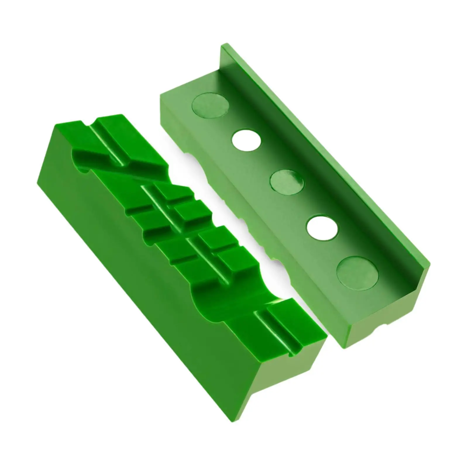 Vise Soft Jaw Pads Multi Groove Magnetic Grip Bench Protector TPU Material for Jewelry Making Plumbing
