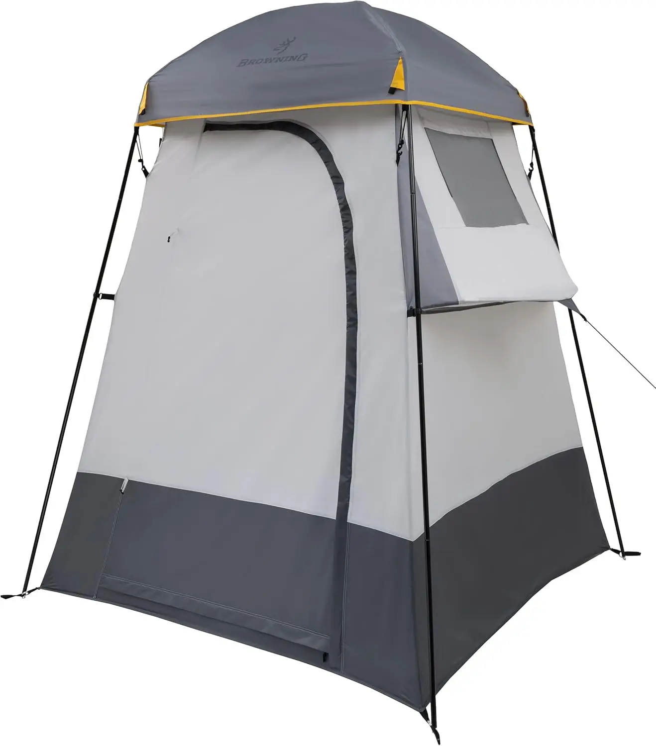 Abri de confidentialité de camping portable avec poteaux en fibre de verre, installation facile pour changer et douche