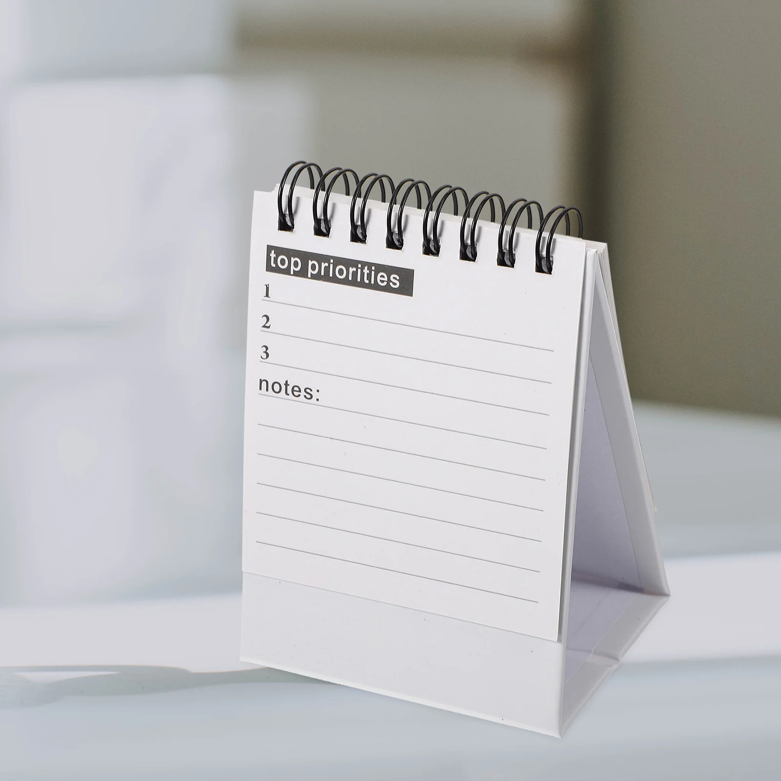 

2024 Foldable Mini Desk Calendar Tabletop Purple White Simple Standing Paper Calendar For Office Home Decor Creative Desktop