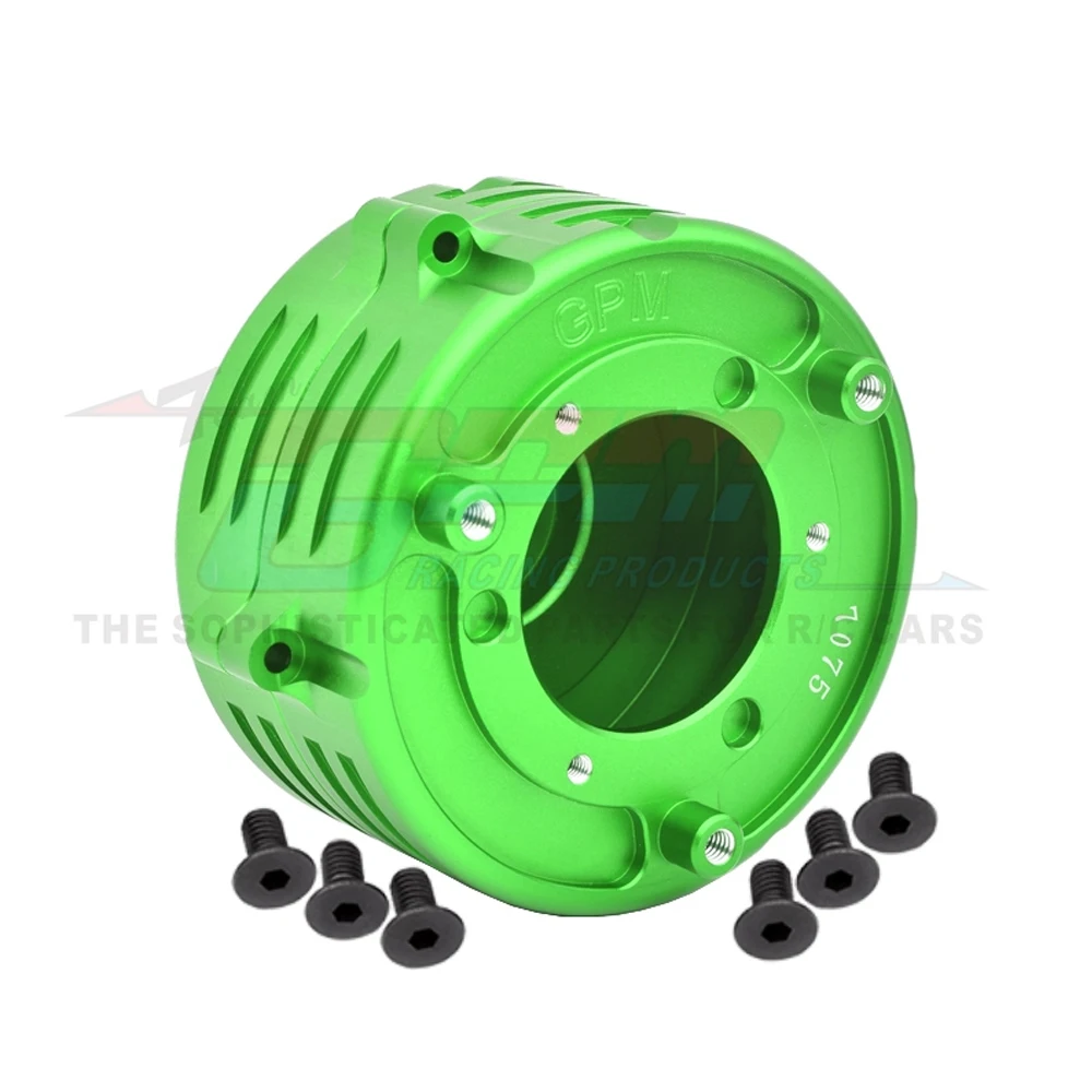 GPM metalowe aluminiowe koło zamachowe obudowa LOS261005 dla LOSI 1/4 PROMOTO-MX akcesoria do motocykla LOS06000 LOS06002