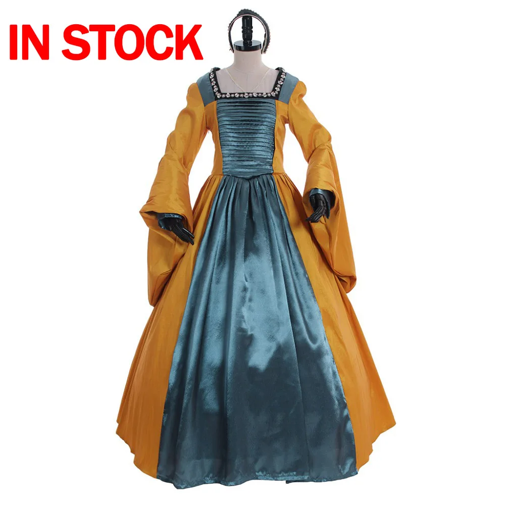 

Cosplaydiy Padme Queen Amidala Dress The Other Boleyn Girl Mary Boleyn Cosplay Costume Women Medieval Dress L320