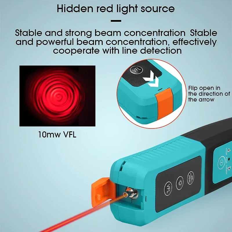 high-quality-fiber-optic-identifier-live-fiber-optical-identifier-with-built-in-10mw-visual-fault-locator
