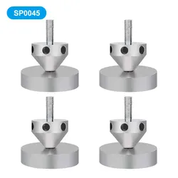 Preffair M6 Stainless Steel Speaker Isolation Spike Feet Stand Damper Cone For Hifi Turntable Recorder AMP Height Adjustable