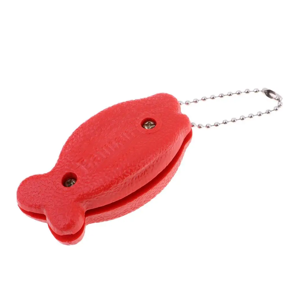 Skates Blade Edge Care Handheld Diamond Hockey Skating Sharpener Fish Shape Tool for Ice Skate Maintenance