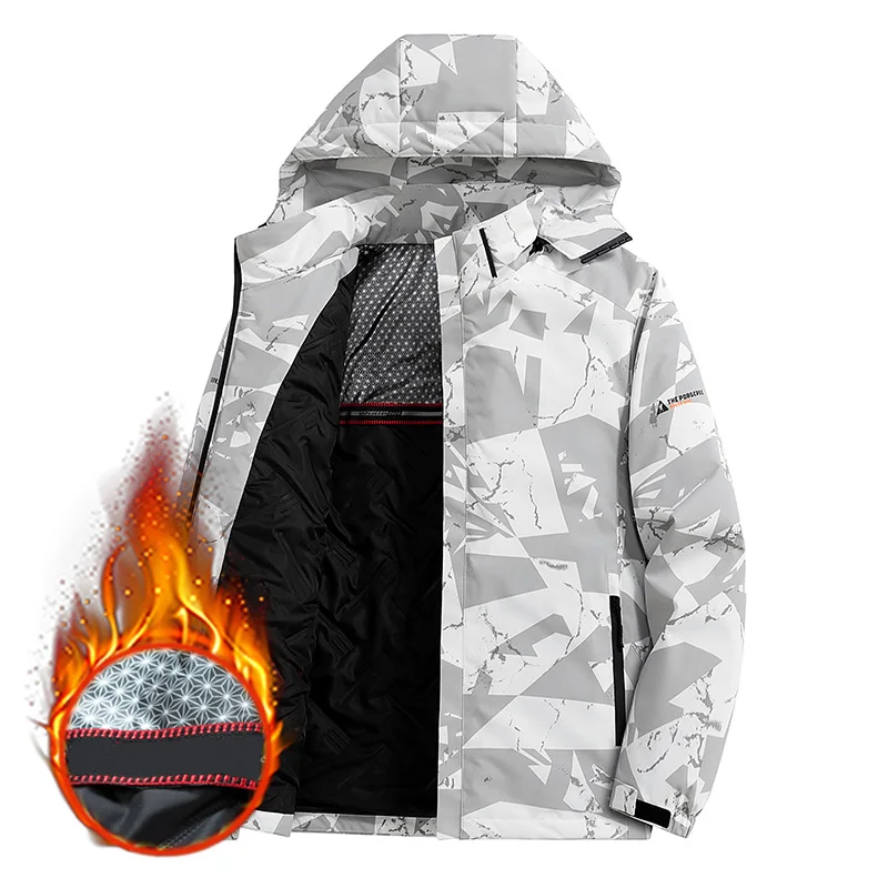 Graphene Parkas Men Puffer Jacket Thick Winter Jacket Men Hooded Cotton-padded Warm Coats Fashion Casual Outwear Men Clothing