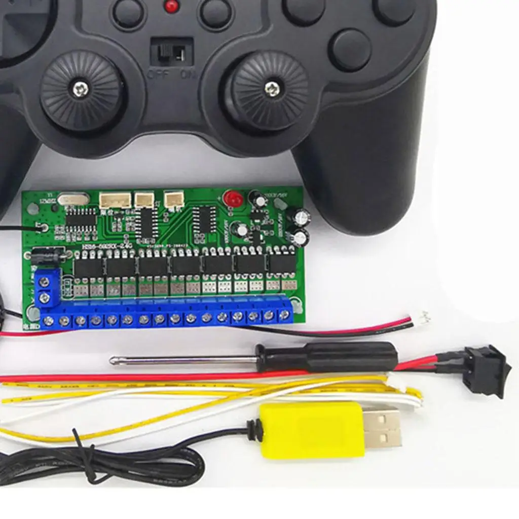 

RC Car 16-channel 2.4GHz Remote Controller Built-in Battery DIY Parts