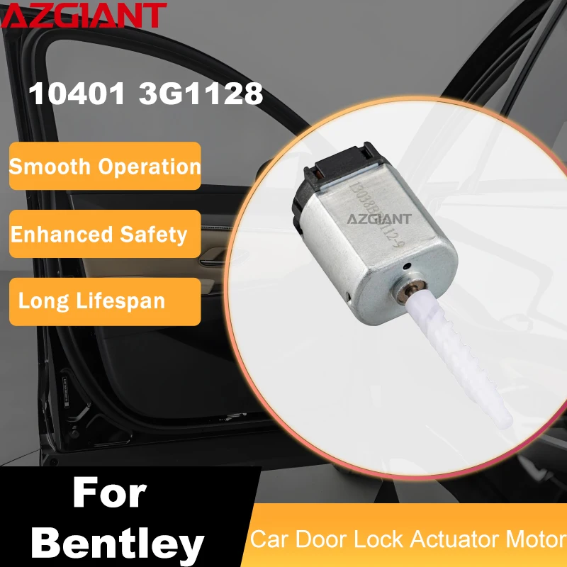 

AZGIANT Door Lock Actuator Central Locking Motor For Bentley Flying Spur/Continental GT Replacement Part 10401 3G1128 12V