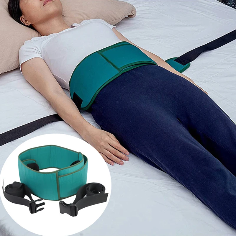 New Bed Safety Harness Adjustable Guardrail Belt Wheelchair Seat Patients Restraint Fixing Comfortable Strap Safe Health Care