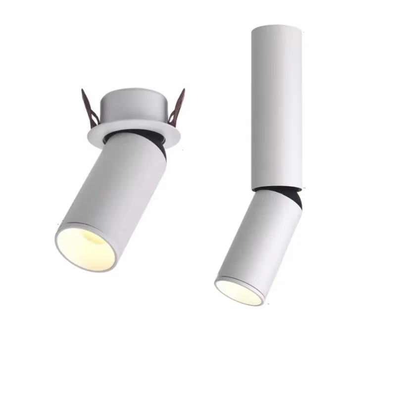 

Recessed COB Spotlights Ceiling Anti-glare 5W 7W 12W 360° rotation 12-50° Adjustable focus Dimmable AC85-265V Interior lighting