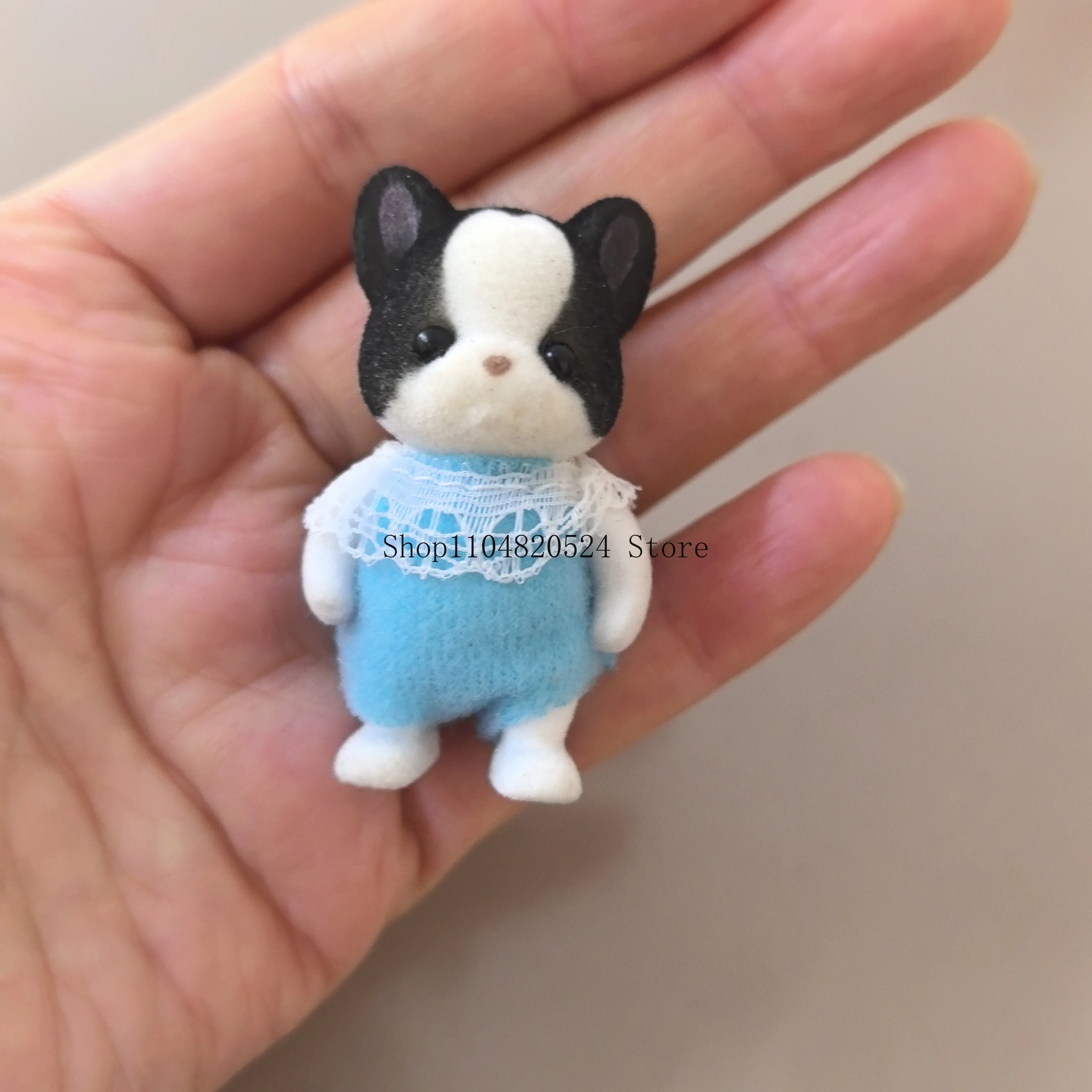 محاكاة عائلة أرنب الغابات لتقوم بها بنفسك Playset أرنب صغير الدب الشكل لعبة الدمى هدايا الاطفال