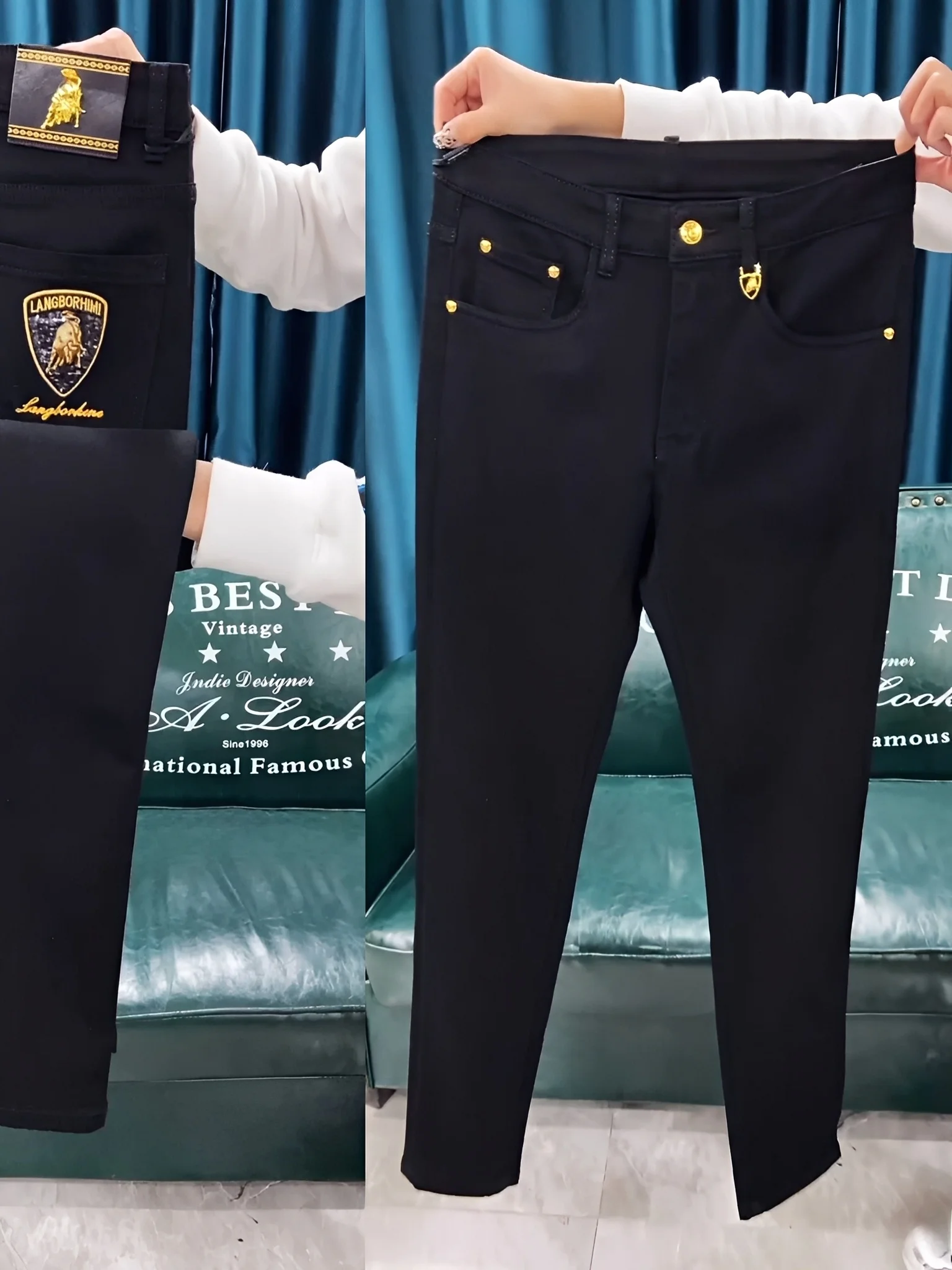 

Men's Faionable Korean Sle Slim Fit Comfortable Casual Pants Autumn New Arrival Simple Design Trendy Straight Leg Trousers