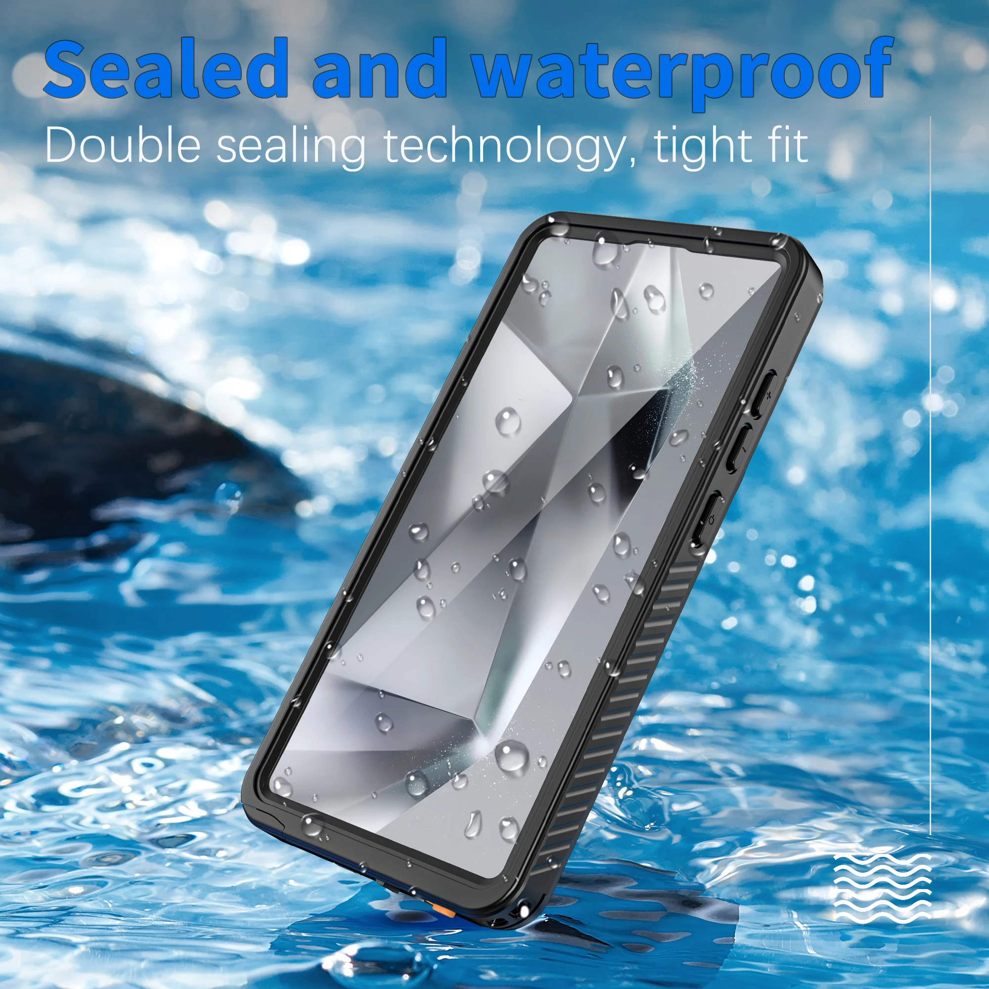 Shellbox Bestseller PC-TPU-Objektivschutz Robust und langlebig Vollständig versiegelte IP68 wasserdichte Handyhülle S25 Ultra S23 S24 Serie