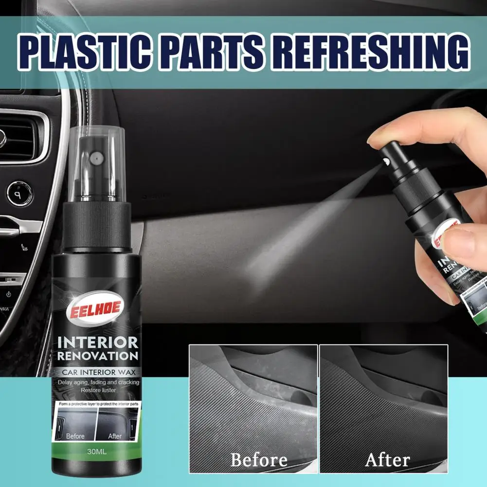 

50ml Car Interior Restorer Spray Restore Cleaner Spray Renovation Auto Refurbishing Agent Maintenance Car Interior Accessories