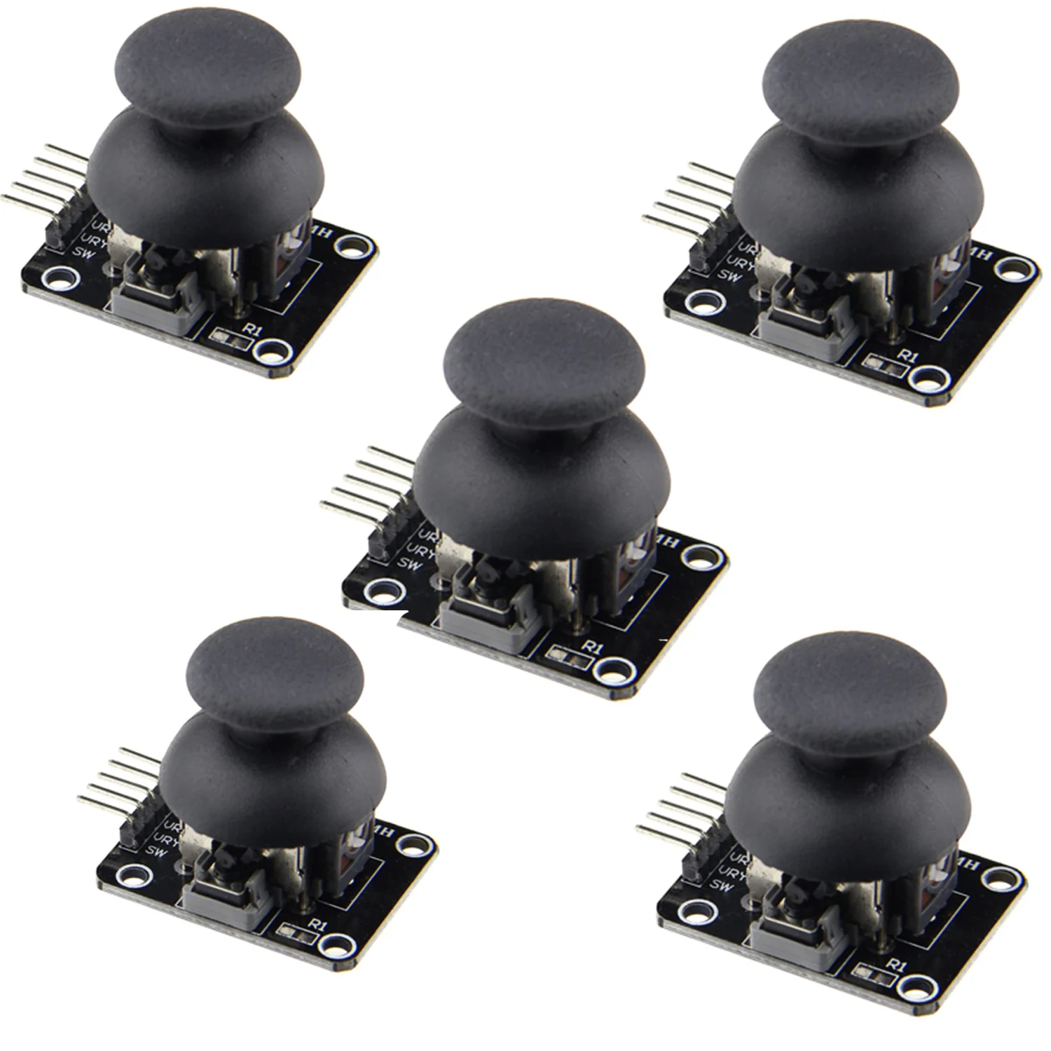 5PCS For Arduino Dual-axis XY Joystick Module Higher Quality PS2 Joystick Control Lever Sensor KY-023 Rated 4.9 /5