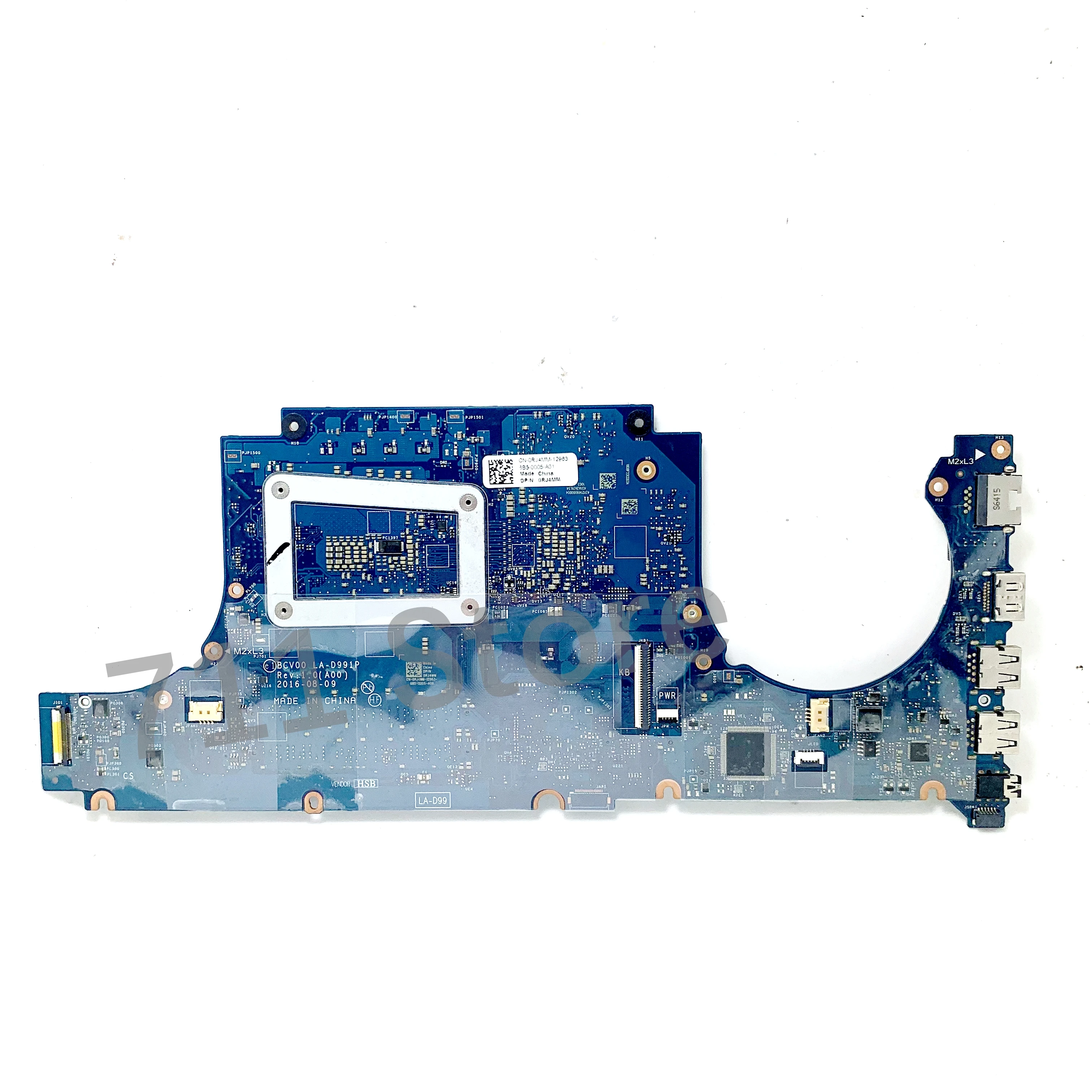 RJ4MM 0RJ4MM CN-0RJ4MM For Dell 7566 Laptop Motherboard BCV00 LA-D991P W/ SR2FP I5-6300HQ CPU N16P-GX-A2 GTX960M 100% Tested OK