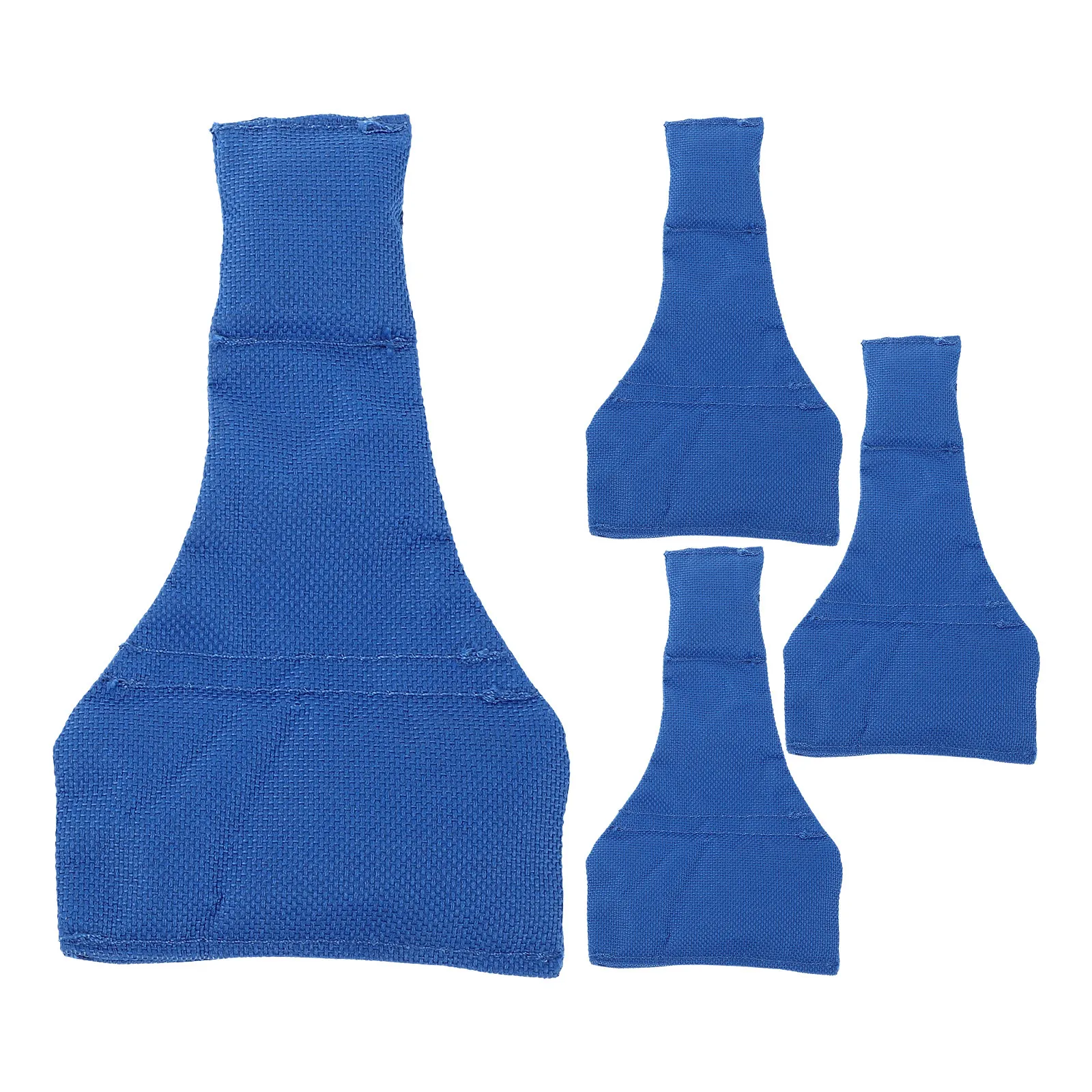 4Pcs Vibrant Blue Football Referee Bean Bag Flags for Game Day, Practice & Party – Nylon Throw Down Accessories