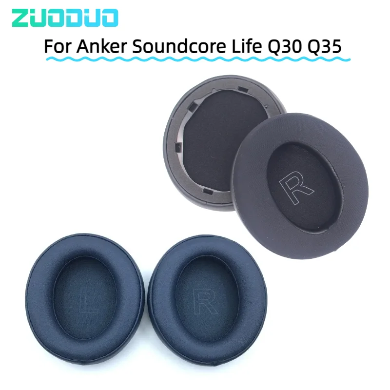 

Replacement Ice Gel Ear Pads Cushion For Anker Soundcore Life Q30 Q35 Headphone Earpads Soft Leather Foam Sponge Earmuffs