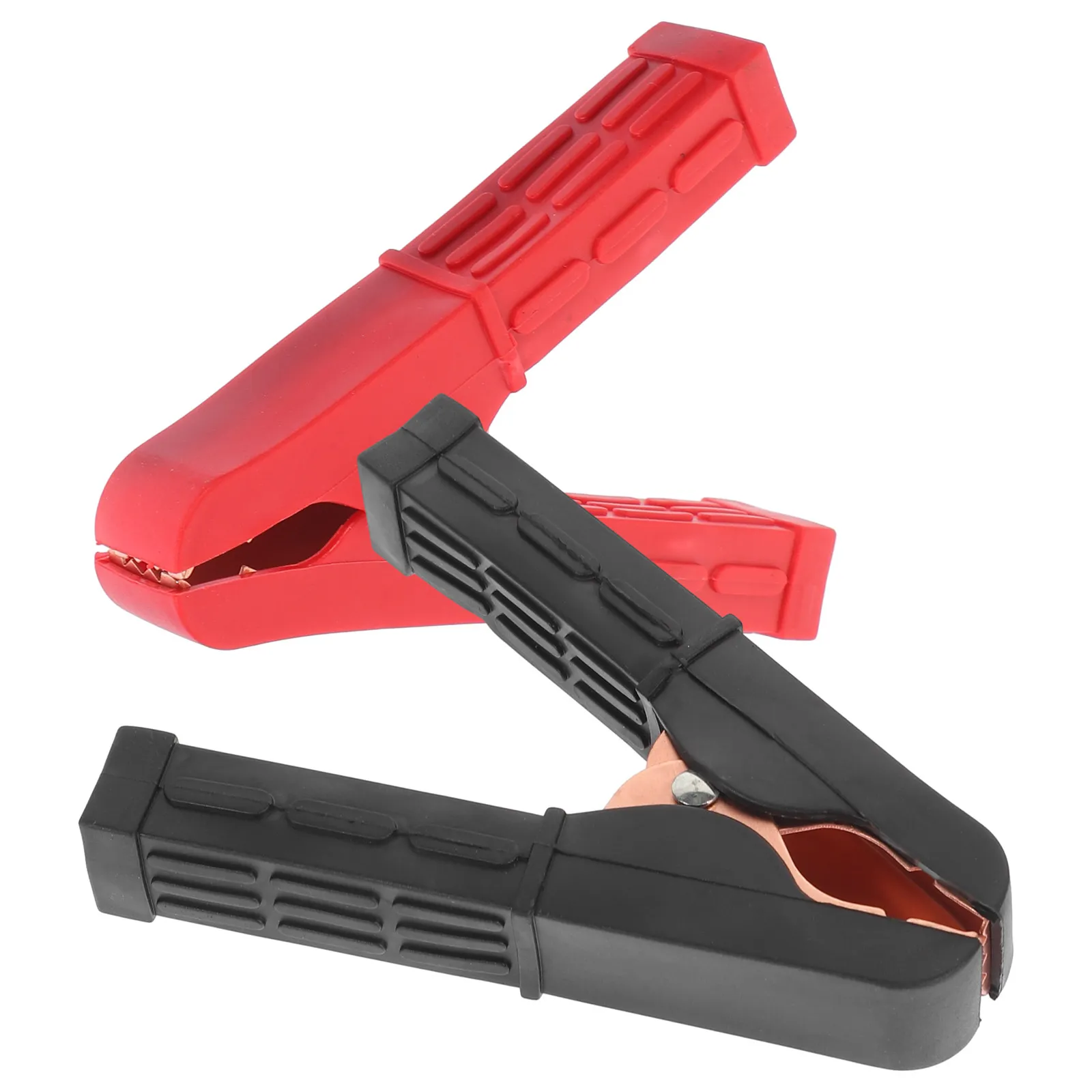 

2Pcs Heavy Duty Copper Plated Battery Jumper Cable Clamps Alligator Clips for Car Truck Boat Emergency Auto Battery