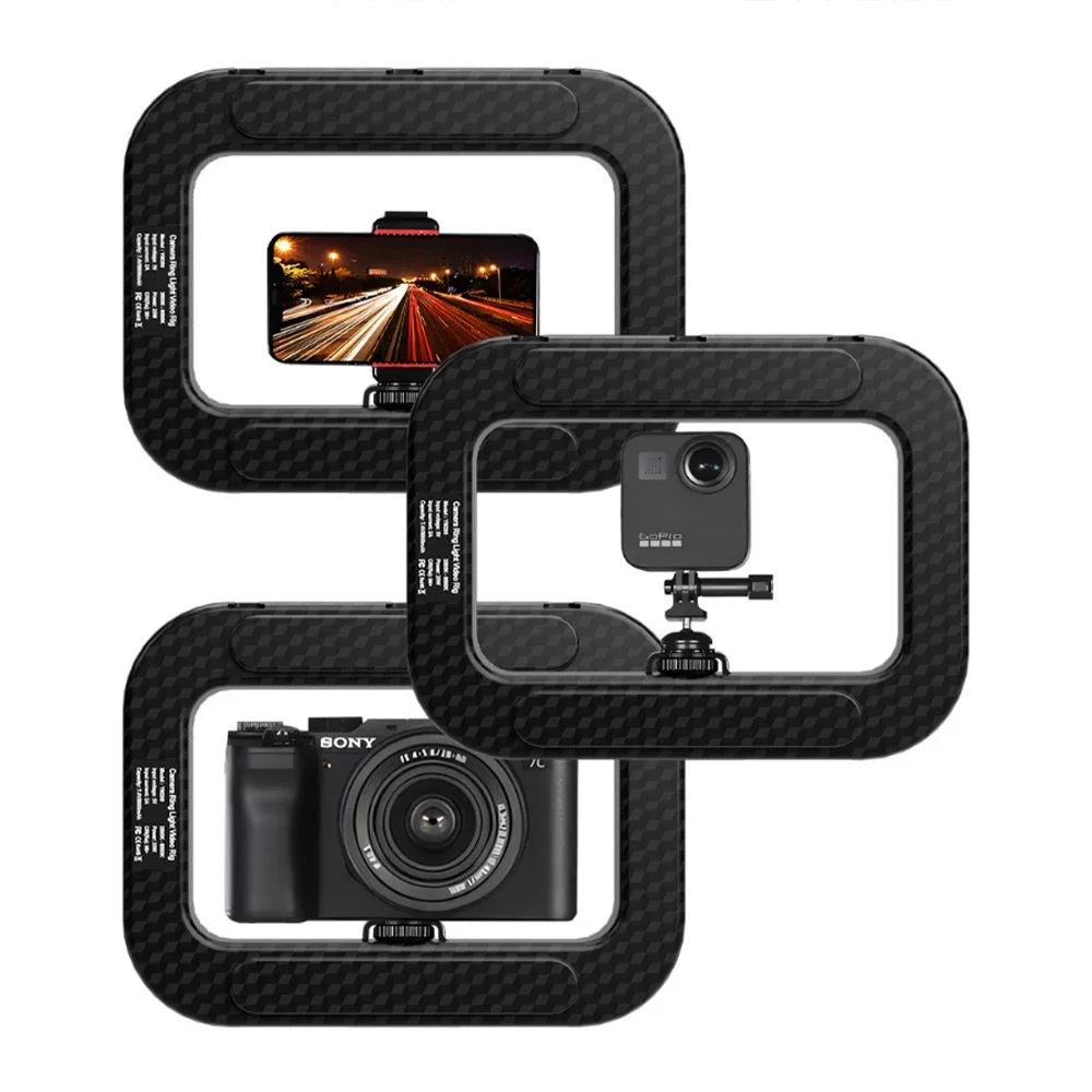 Live Fill Light Rechargeable Adjustable Brightness RGB Lights Mobile Phone Camera Selifie Light Photo Graphy Portable LED Light