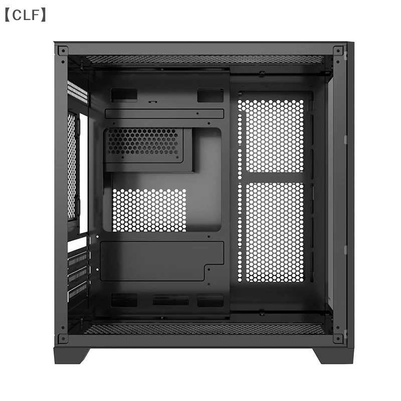 PC Case Transparent Sea View Room A-pillar Desktop Computer Tower Chassis For M-ATX MINI-ITX Motherboard PC Gamer Cabinet