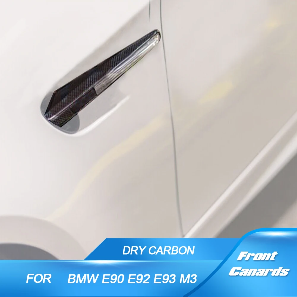 

Real Carbon fiber Side Fender Vent Cover for BMW E90 E92 E93 M3 3-Series 2008-2013 Dry Carbon Side Spoiler Cover Fender