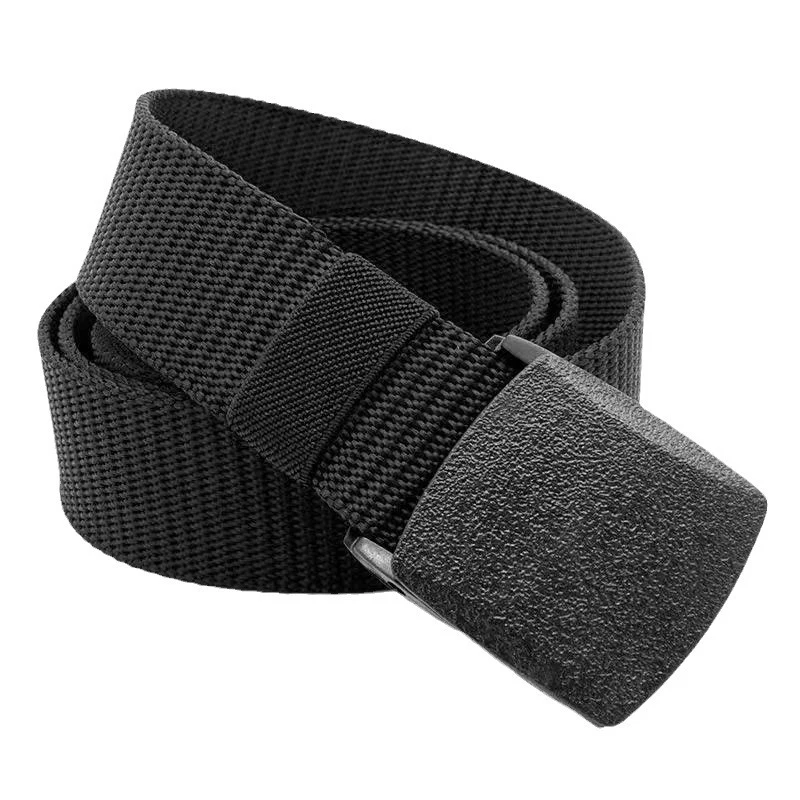 

New Hot Canvas Belt Unisex Casual Cowboy Pants Belt Men Automatic Buckle Training Belt Canvas Weave Men Tactical Belt