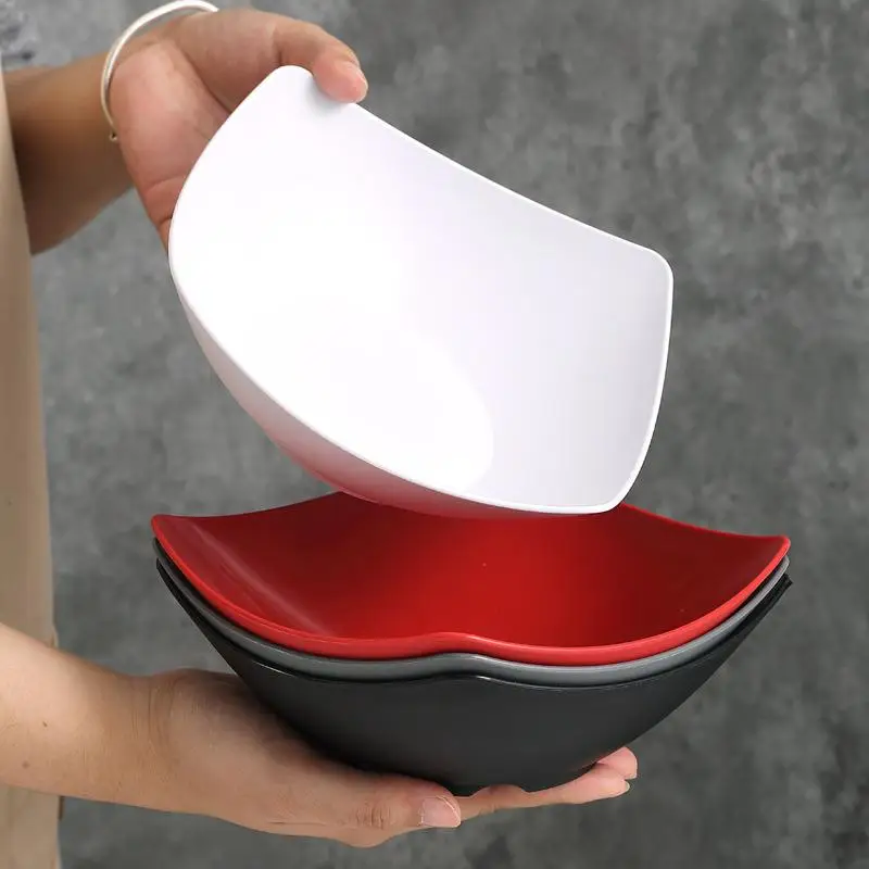 Lightweight 4PCS Unbreakable Salad Bowls Reusable Rice Cereal Oatmeal Dinner Bowl Set for Kitchen Camping and Meal Prep Scene