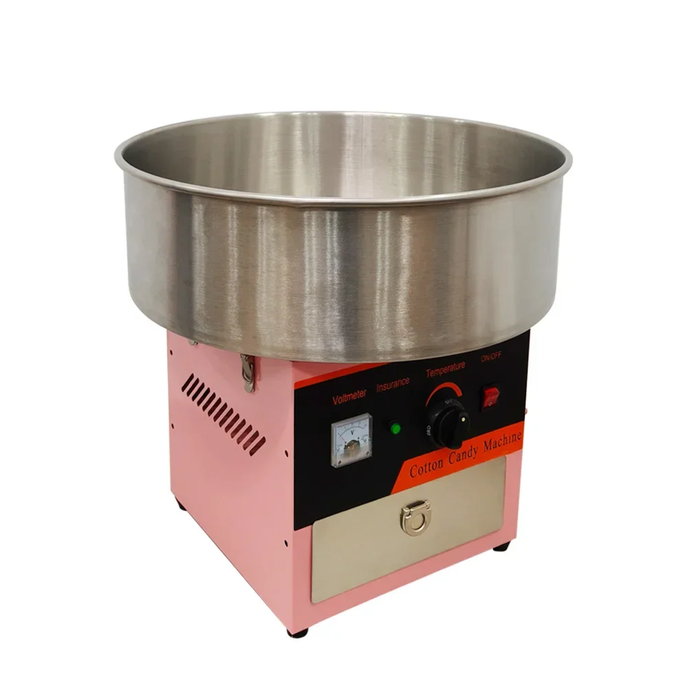 CHKJ MH500 Gas Cotton Candy Machine Professional Commercial Sugar Floss Maker with Stainless Steel Bowl
