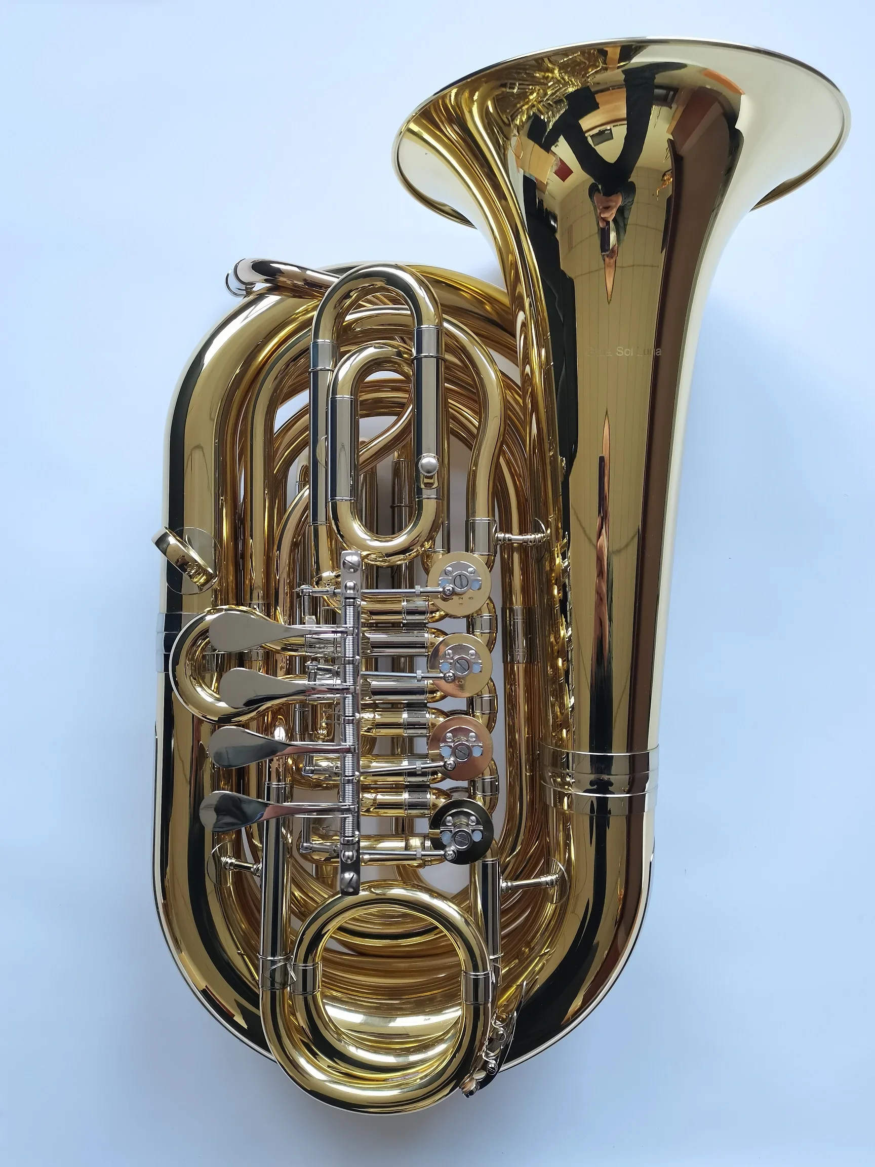 Bb Key Travel Tuba Brass Musical Instruments