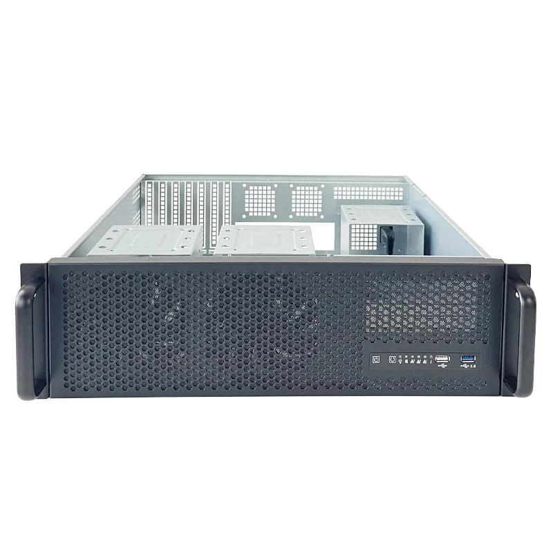 

New 3U-450 Industrial Control Server Chassis 9 Hard Disk Positions Large Fan ATX Power Supply/2U Workstation Storage