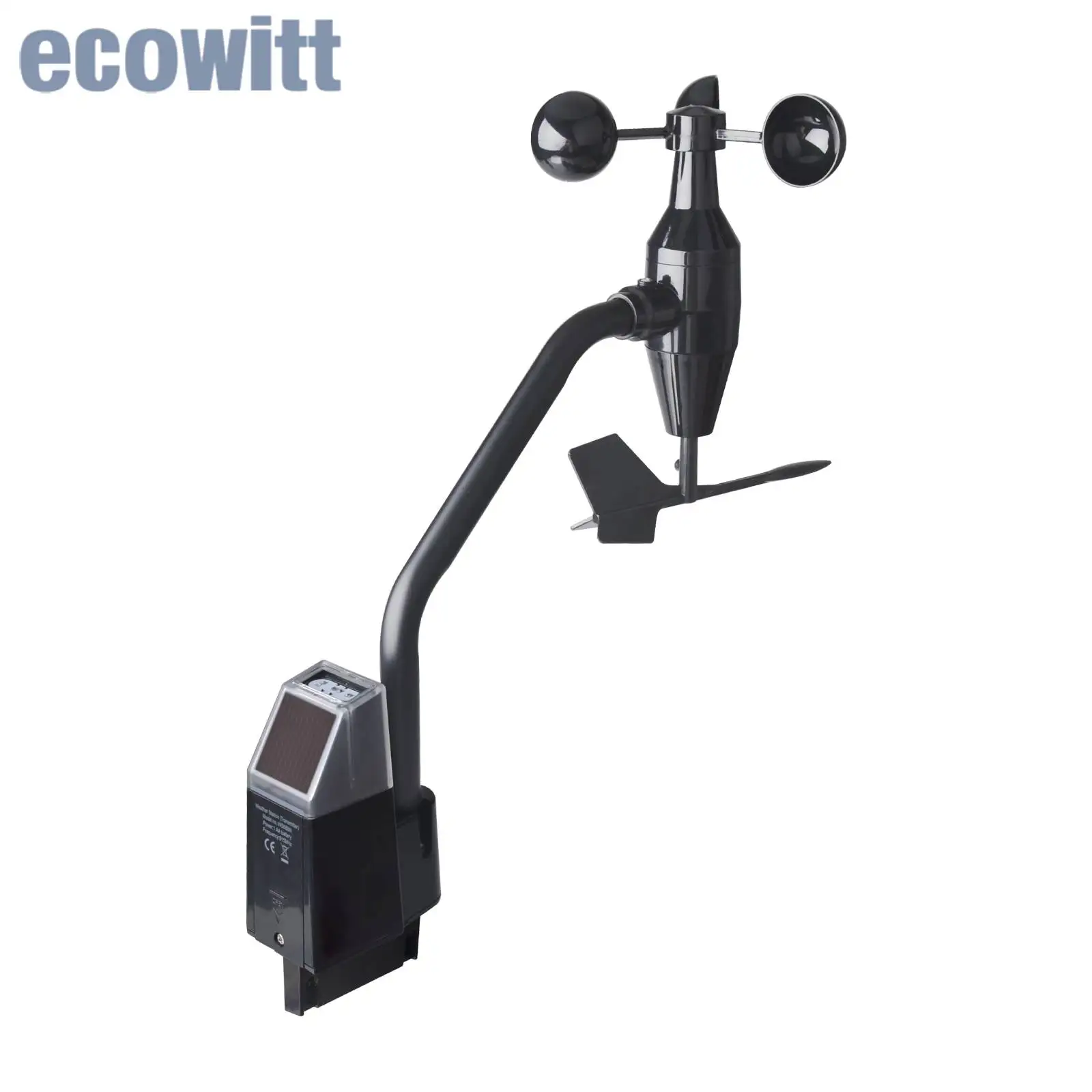 Ecowitt WS68 Wireless Anemometer Sensor, Solar Powered Wind Speed and Direction Sensor - Accessory Only, Can Not Be Used Alone