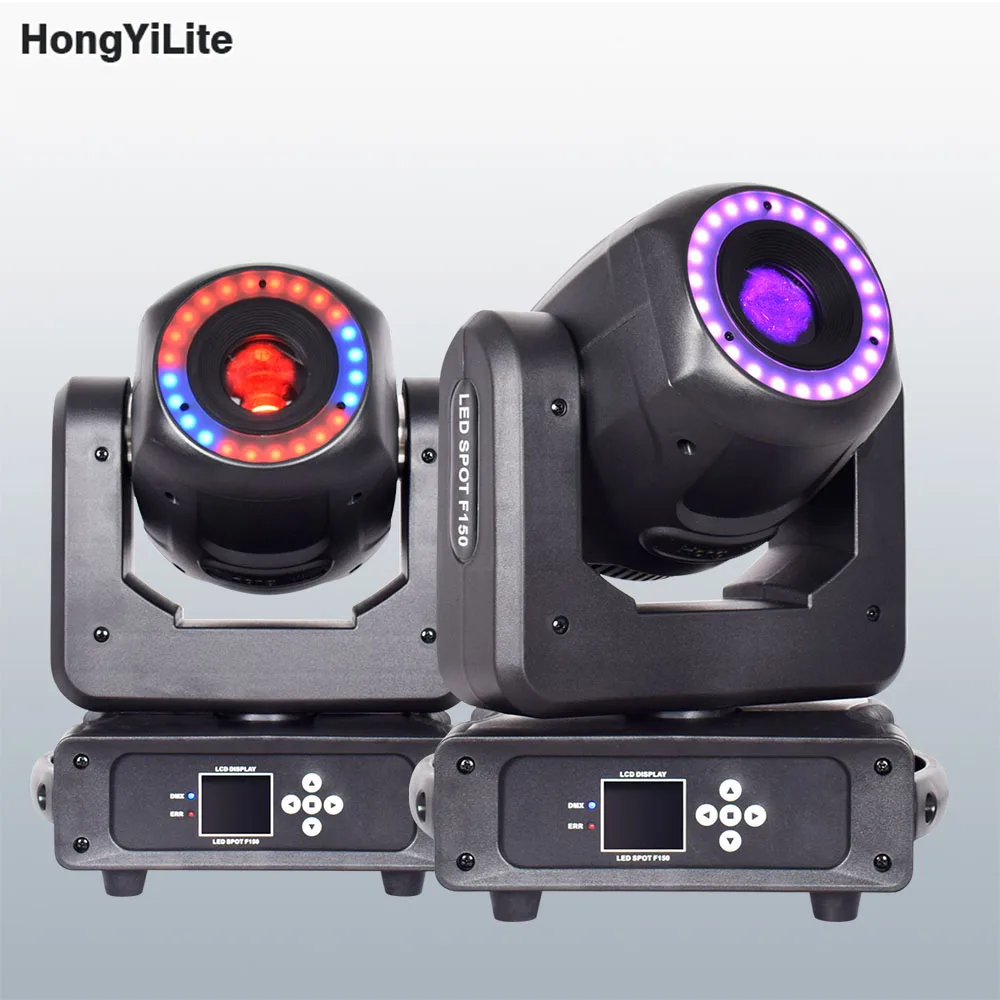 

HongYiLite LED 150W Moving Head Lights Dmx Zoom Lyre Gobos Prism Rainbow Effect For Stage DJ Disco Bar Concert Wedding