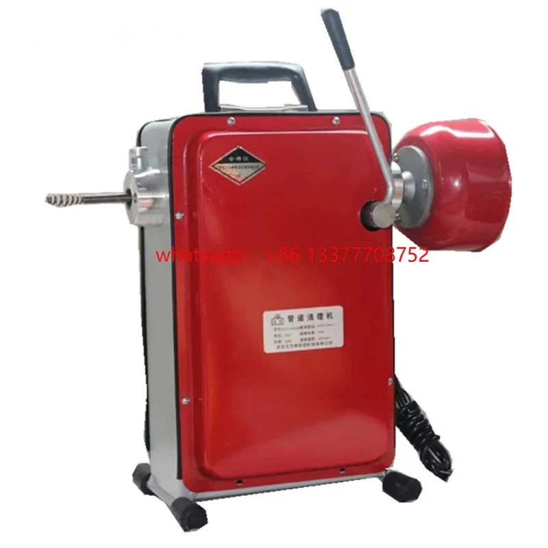 2500W Electric Pipe Dredging Machine Automatic Sewer Dredger Toilet Floor Drain Dredging Cleaning Toilet Blockage Drain Cleaning