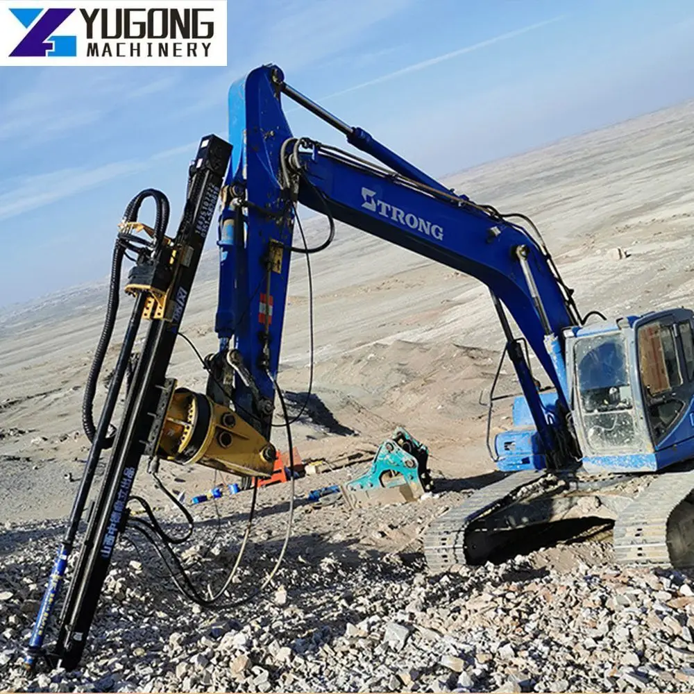 YG Agile Mine Drilling Machine for Quarrying,DTH Drilling Rig Installed on Excavator Drill Rig for Mine Drilling Blasting