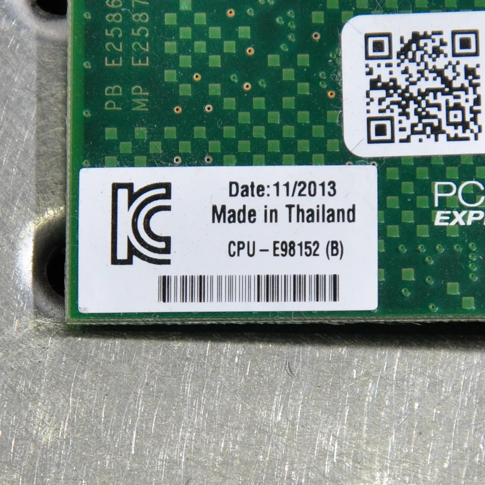 Placa de rede CPU-E98152(B)