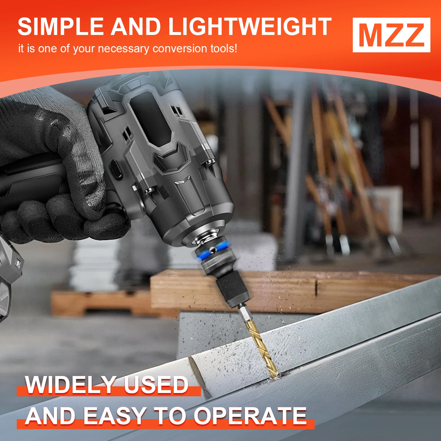 3 шт. ударный шестигранный преобразователь для отвертки 1/2 3/8 1/4 дюйма квадратный привод на 1/4 дюйма быстроразъемный шестигранный адаптер для торцевого ключа