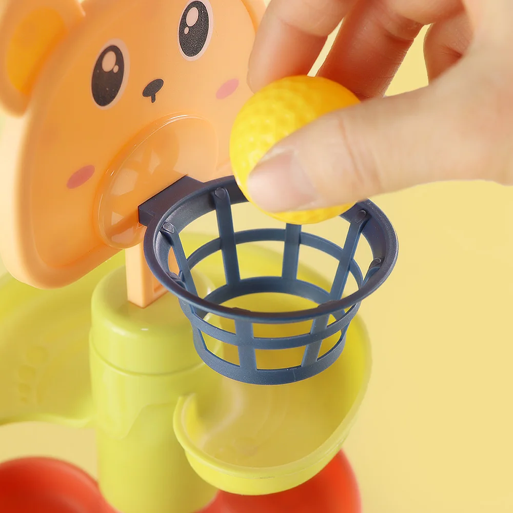 Baby Toys Rolling Ball Pile Tower Early Educational Toy For Babies Stacking Toy For Kids Rotating Track Educational Baby Gift